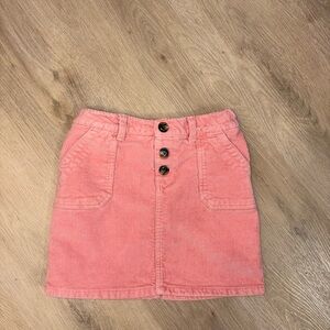 Joe Fresh Coral Corduroy Skirt